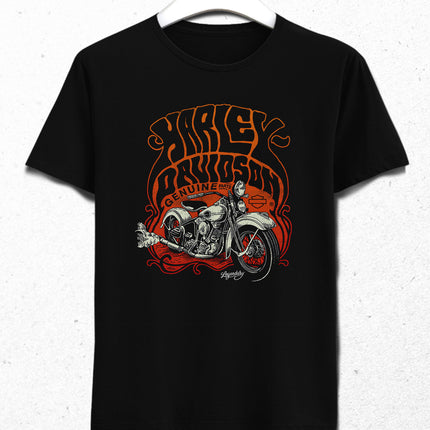 HARLEY FLAME TSHIRT