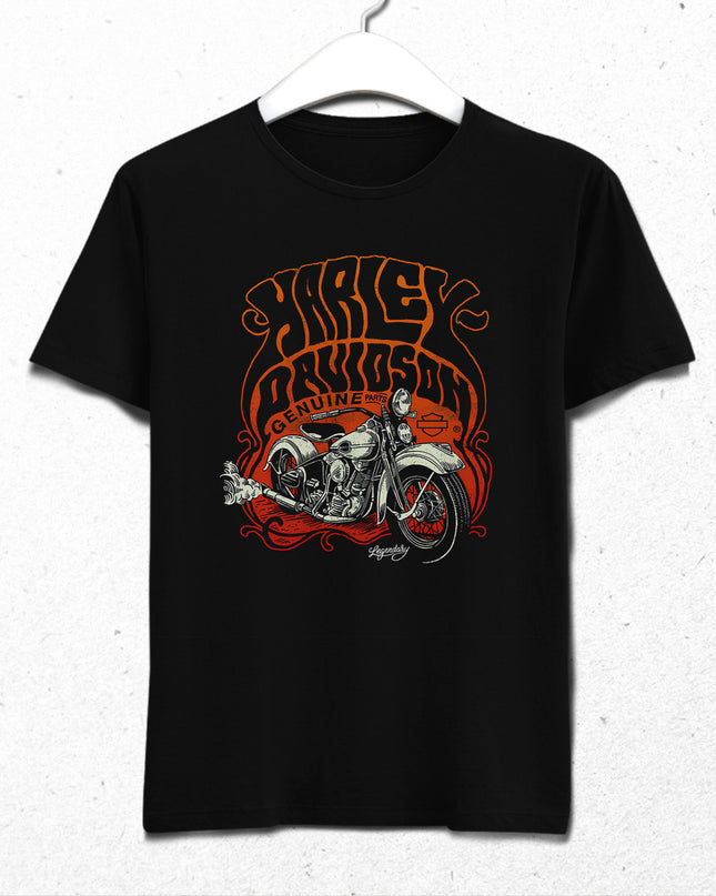 HARLEY FLAME TSHIRT