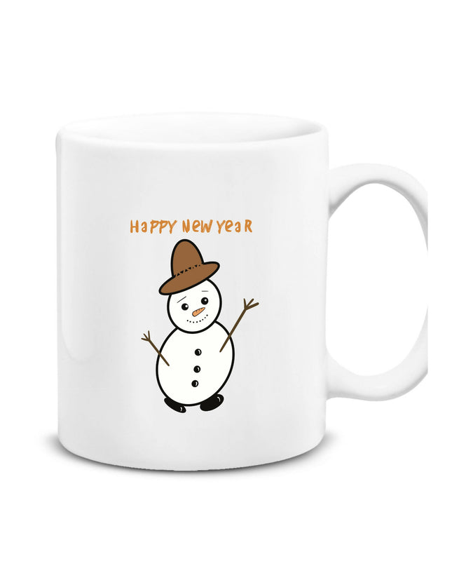 Happy New Year Mutlu Yıllar Kardanadam Kupa