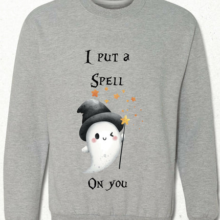 I Put a Spell On You Hayalet Gri Sweatshirt