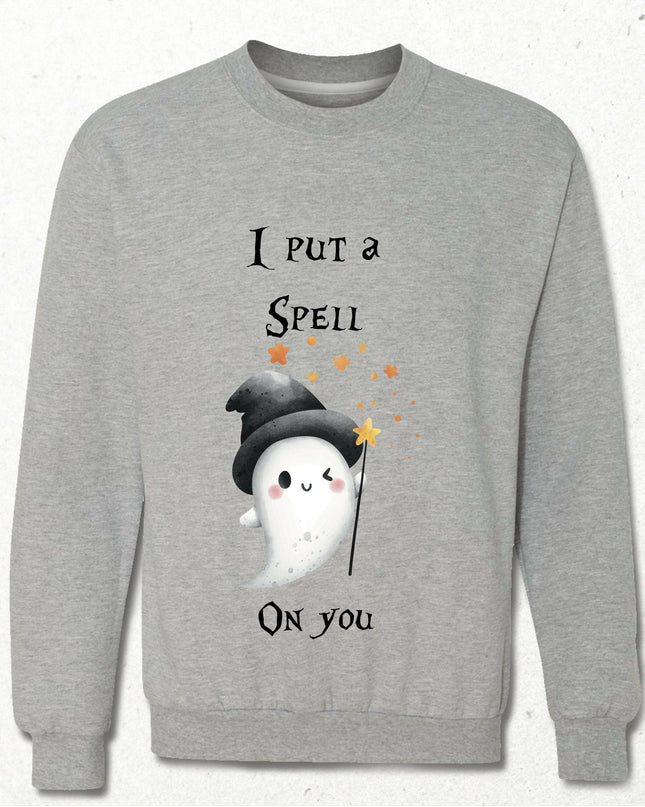 I Put a Spell On You Hayalet Gri Sweatshirt