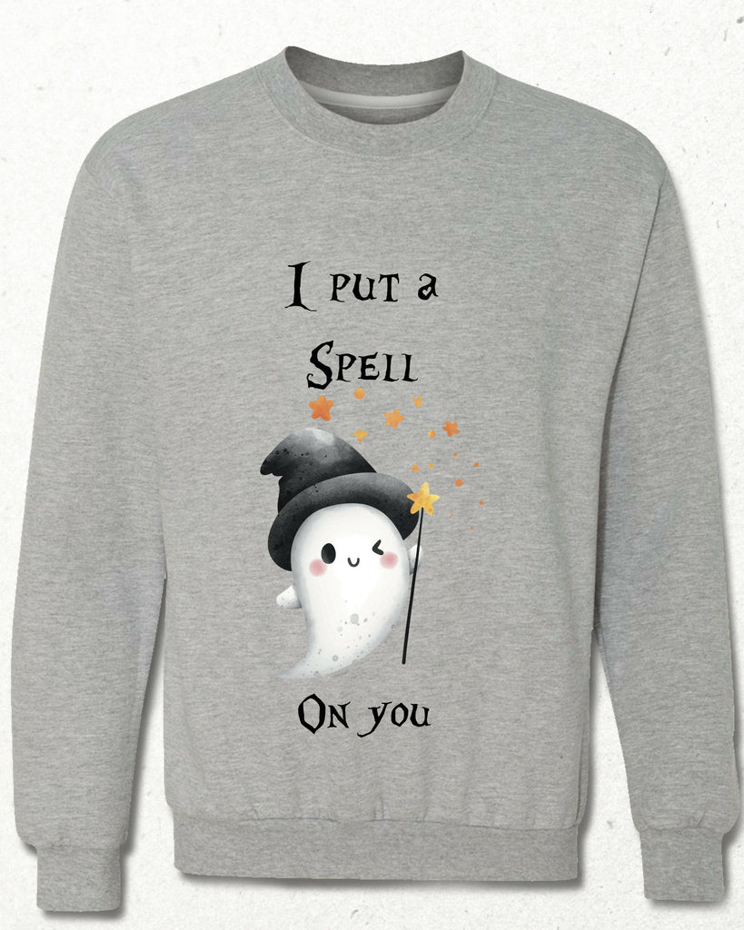 I Put a Spell On You Ghost Gray Sweatshirt