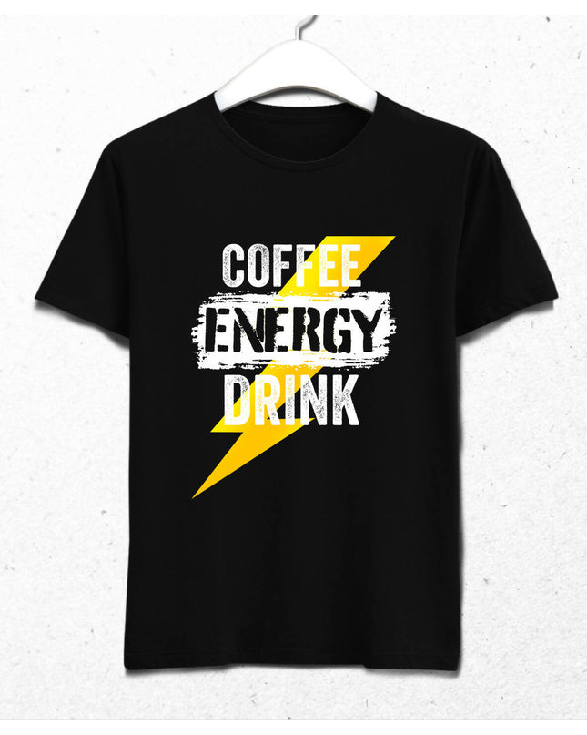 Coffee Energy Drink Erkek Tişört - basmatik.com