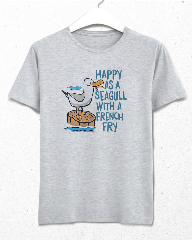 Happy seagull tişört - basmatik.com