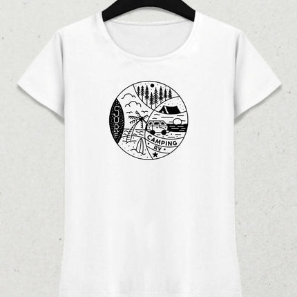 Camping Themed T-shirt