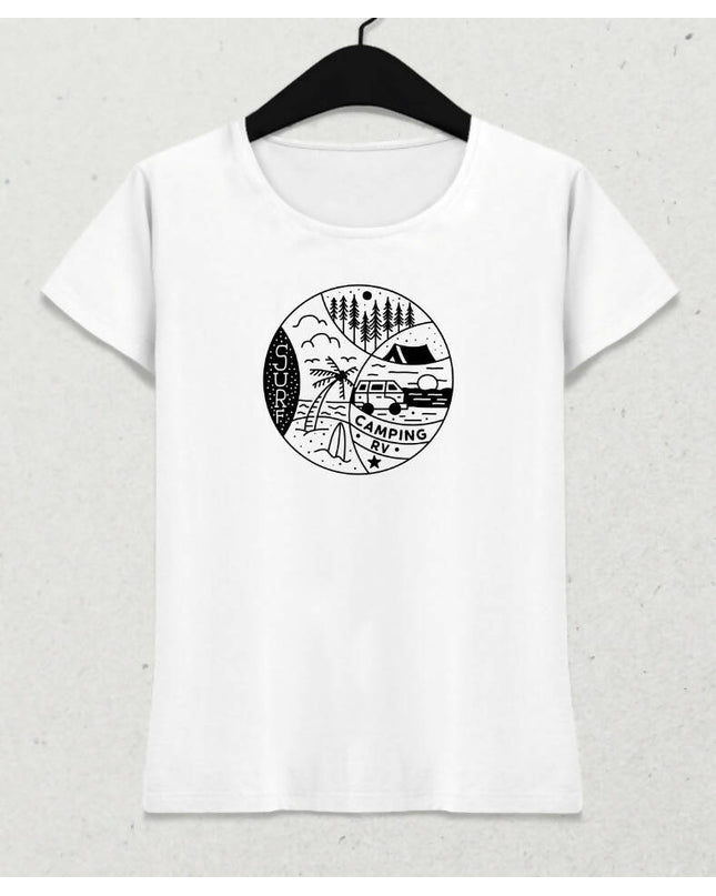 Camping Themed T-shirt