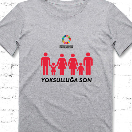 Hedef 1 Gri Erkek tshirt - basmatik.com