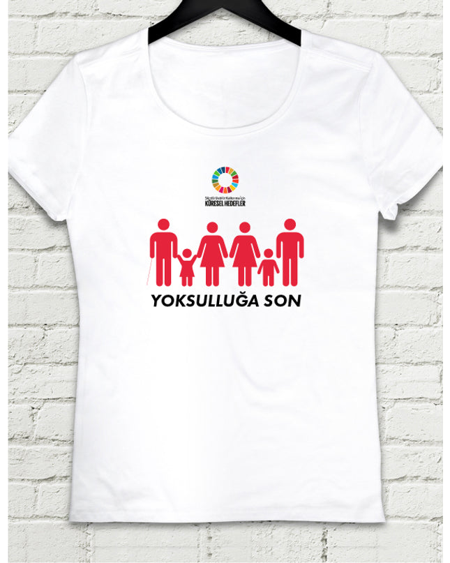 Hedef 1 Beyaz Kadın tshirt - basmatik.com