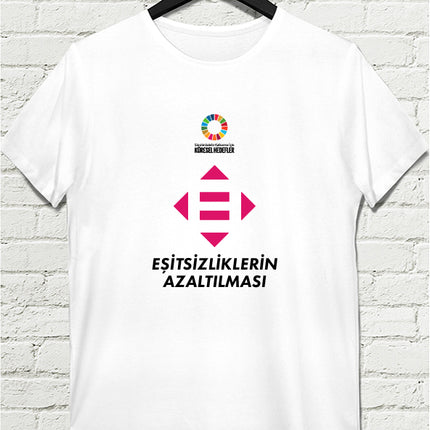 Hedef 10 Beyaz Erkek tshirt - basmatik.com