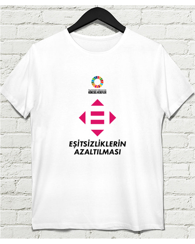 Hedef 10 Beyaz Erkek tshirt - basmatik.com