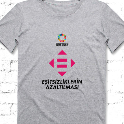 Hedef 10 Gri Erkek tshirt - basmatik.com