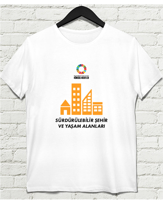 Hedef 11 Beyaz Erkek tshirt - basmatik.com