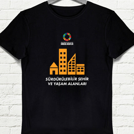 Hedef 11 Siyah Erkek tshirt - basmatik.com
