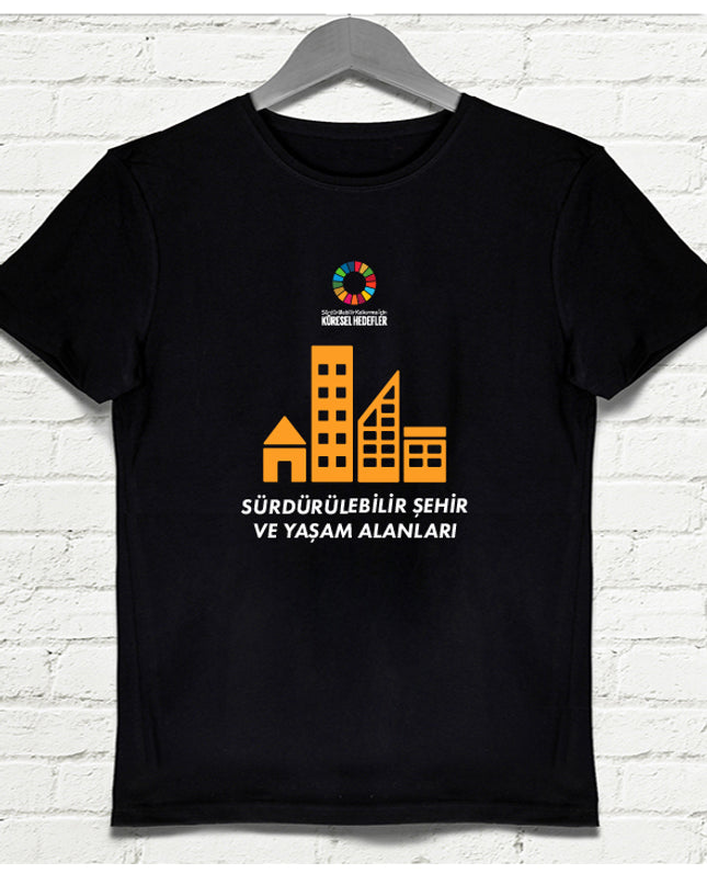 Hedef 11 Siyah Erkek tshirt - basmatik.com