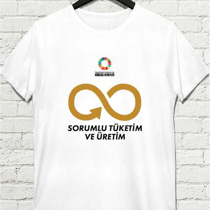 Hedef 12 Beyaz Erkek tshirt - basmatik.com