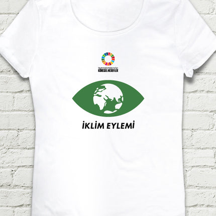 Hedef 13 Beyaz Kadın tshirt - basmatik.com