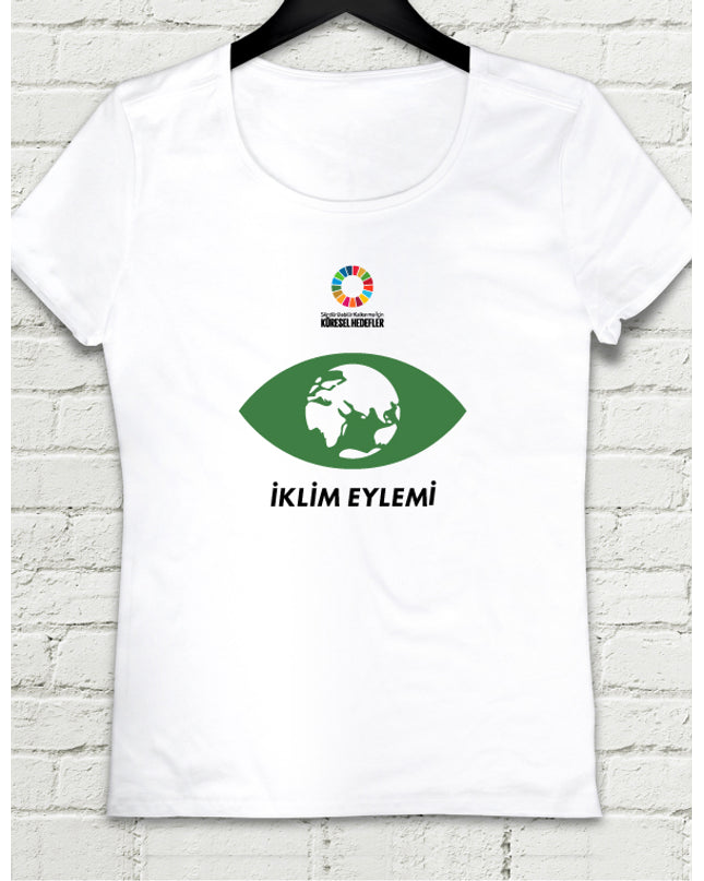 Hedef 13 Beyaz Kadın tshirt - basmatik.com