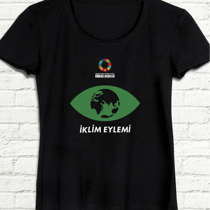 Hedef 13 Siyah Kadın tshirt - basmatik.com
