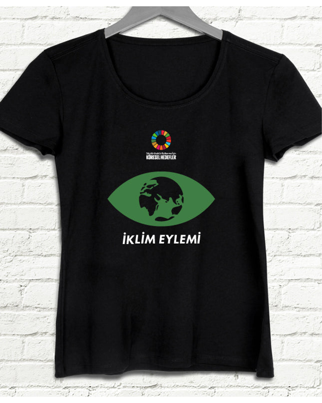 Hedef 13 Siyah Kadın tshirt - basmatik.com