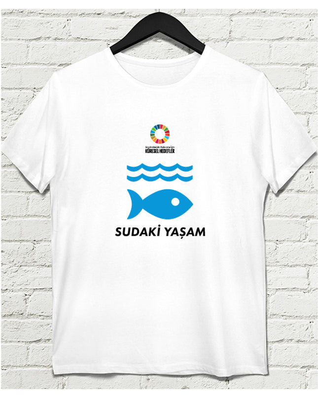 Hedef 14 Beyaz Erkek tshirt - basmatik.com