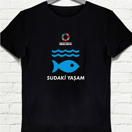 Hedef 14 Siyah Erkek tshirt - basmatik.com
