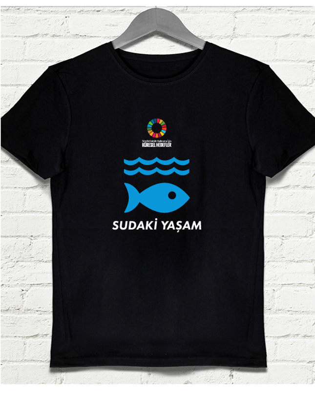 Hedef 14 Siyah Erkek tshirt - basmatik.com