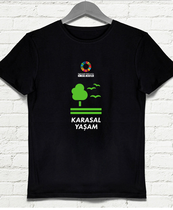 Hedef 15 Siyah Erkek tshirt - basmatik.com