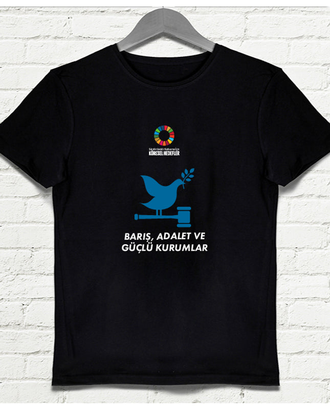 Hedef 16 Siyah Erkek tshirt - basmatik.com