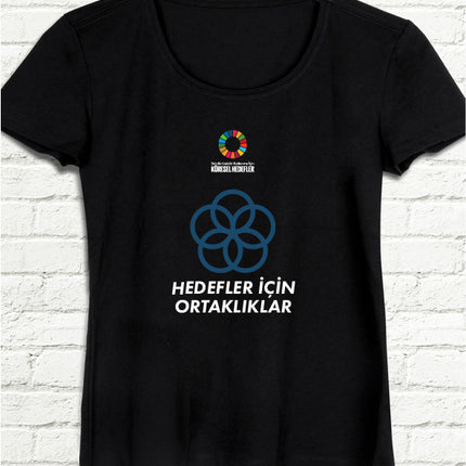 Hedef 17 Siyah Kadın tshirt - basmatik.com