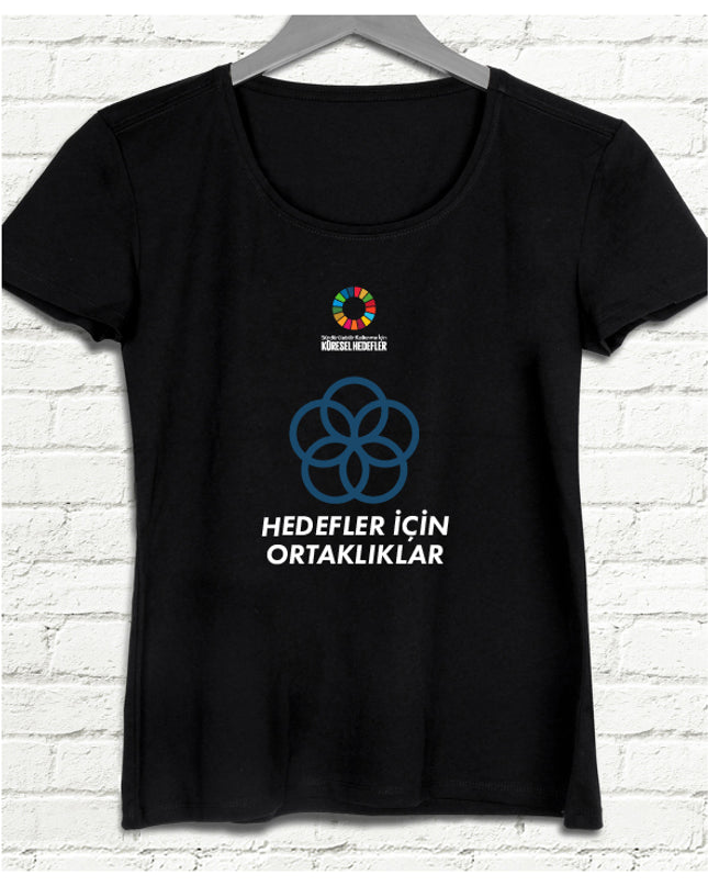 Hedef 17 Siyah Kadın tshirt - basmatik.com