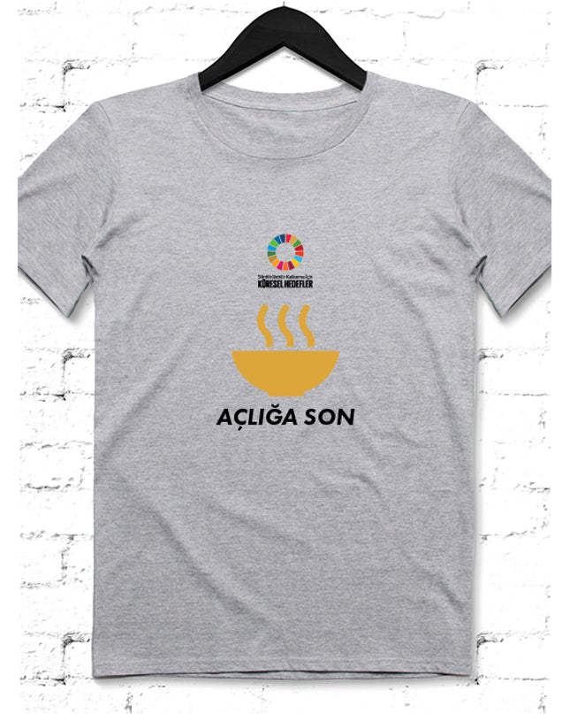 Hedef 2 Gri Erkek tshirt - basmatik.com