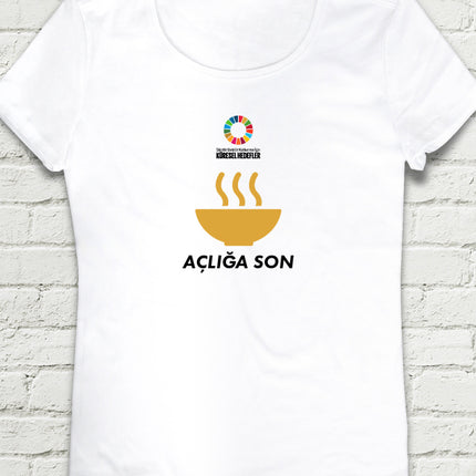 Hedef 2 Beyaz Kadın tshirt - basmatik.com