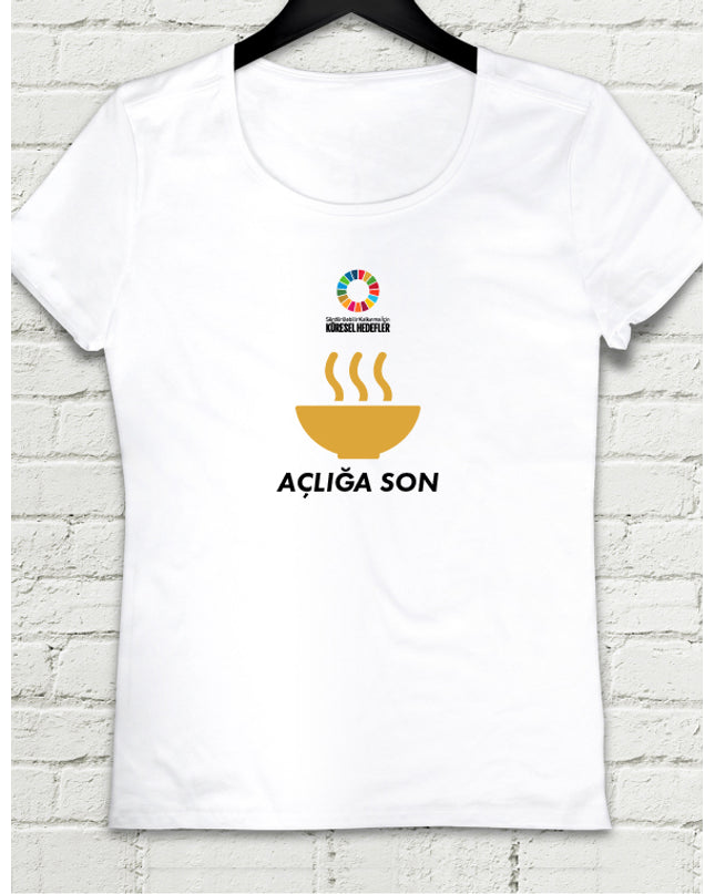 Hedef 2 Beyaz Kadın tshirt - basmatik.com