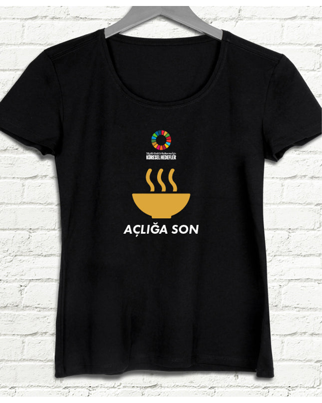 Hedef 2 Siyah Kadın tshirt - basmatik.com