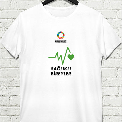Hedef 3 Beyaz Erkek tshirt - basmatik.com