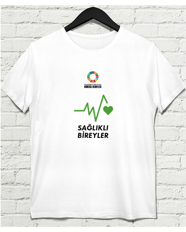 Hedef 3 Beyaz Erkek tshirt - basmatik.com