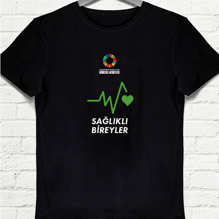 Hedef 3 Siyah Erkek tshirt - basmatik.com