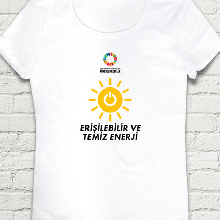 Hedef 7 Beyaz Kadın tshirt - basmatik.com