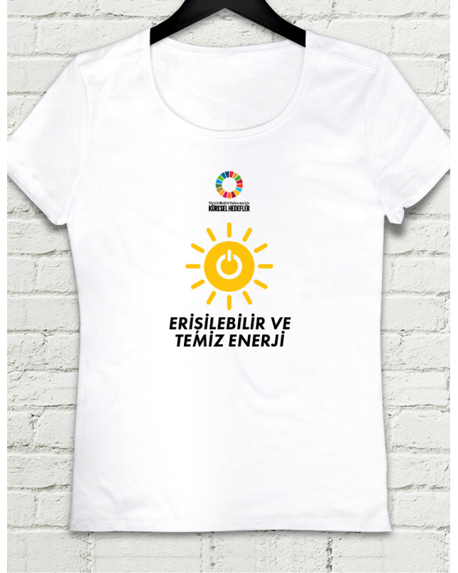 Hedef 7 Beyaz Kadın tshirt - basmatik.com