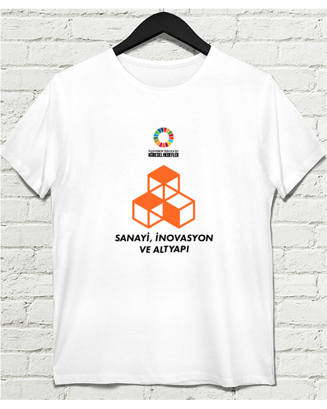 Hedef 9 Beyaz Erkek tshirt - basmatik.com