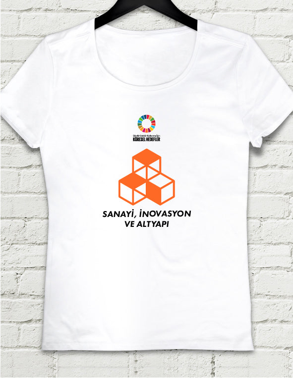 Hedef 9 Beyaz Kadın tshirt - basmatik.com