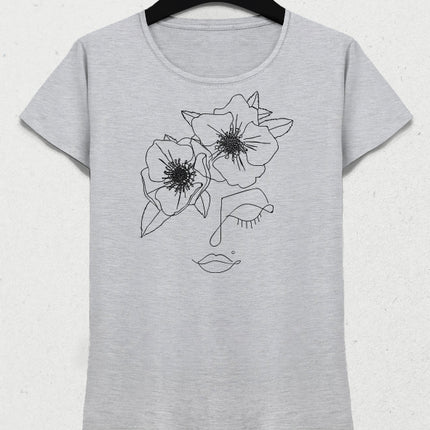 Hellebore kadın tişört - basmatik.com