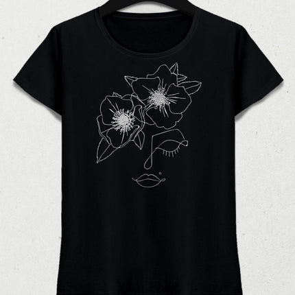 Hellebore kadın tişört - basmatik.com