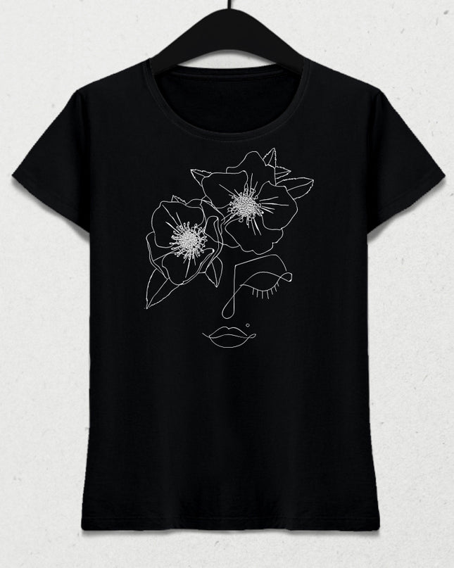 Hellebore kadın tişört - basmatik.com