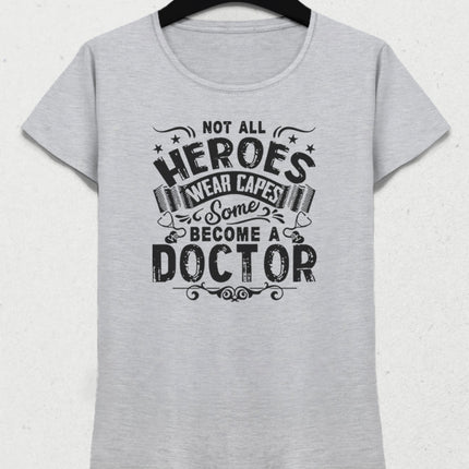 kahraman doktor kadın tişört - basmatik.com