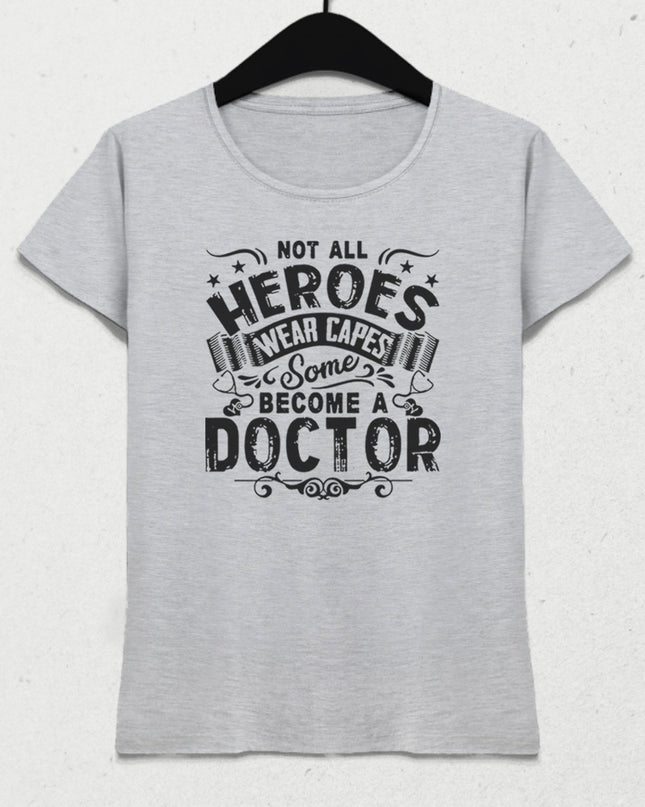 kahraman doktor kadın tişört - basmatik.com