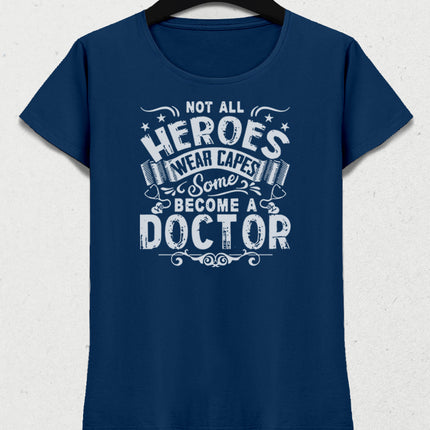 kahraman doktor kadın tişört - basmatik.com