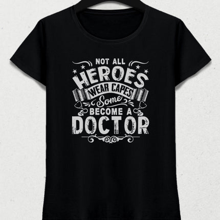 kahraman doktor kadın tişört - basmatik.com