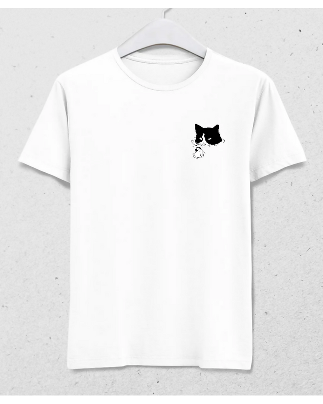 Yüzen Kedi Tişört