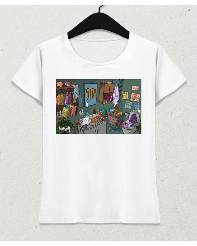 Marstan "Sır" Tişört - Kadın - Beyaz